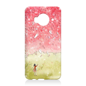 Gambar Htc m9ew m9et bantuan silikon lembut cangkang keras tanaman