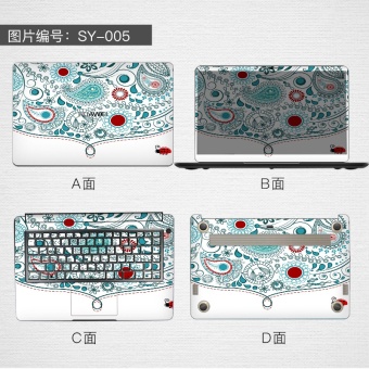 Gambar Huawei set lengkap stiker stiker komputer notebook foil