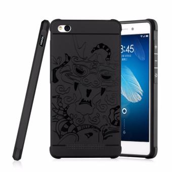 Gambar Hunter Case TPU Dragon Back Cover Silikon Original for Xiaomi Redmi4A   Black