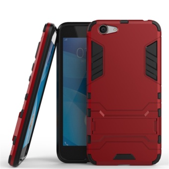 Gambar Hybrid Robot Design Stand Holder Case Dual Layer ProtectionShockproof Armor Hard Back Cover for VIVO Y53   intl