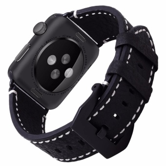 ICHECKEY Pommel Horse Retro Models 42mm Leather Apple IWatch Smart Watch Sport Band Quick Release Bracelet Strap Wristband Replacement Watchband For Apple Watch Band Series 1 Series 2 - Intl Pebruari 2019 - 3 ICHECKEY Pommel horse retro models 42mm Leather Apple iWatch Smart Watch Sport Band Quick Release Bracelet Strap Wristband Replacement Watchband for Apple Watch Band Series 1 Series 2 - intl - 3