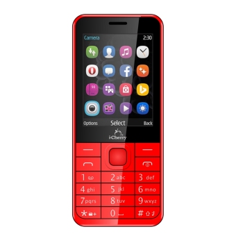 iCherry C108 PRO Candybar 2.4" - Red  