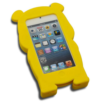 Leegoal Yellow Winnie The Pooh Bear Soft Silicone Case Cover For Apple IPod .