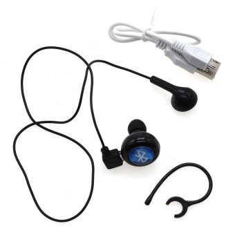 Whyus Mini Wireless Stereo Bluetooth bebas genggam mendengarkan musik 4,0 Headset dan headphone (