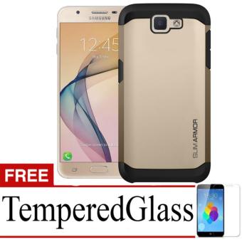 Case Slim Armor For Samsung Galaxy J5 Prime + Free Temperedglass - Gold