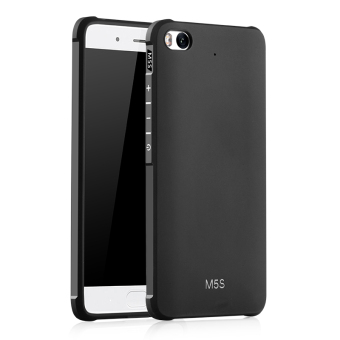 Shockproof Ultra Slim Soft Silicone Protective Case for Xiaomi Mi 5s(cocose black) -