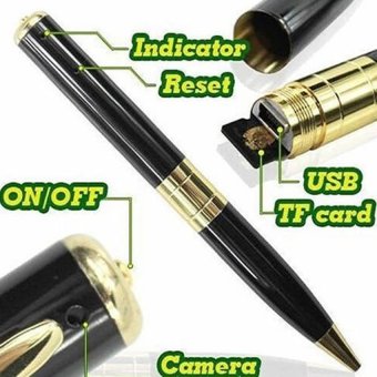 DVR Pen Camera Pinhole SpyCam Digital Video Recorder SurveillanceCamcorder New, High definition video with voice