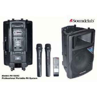 KingElektronik Speker Aktif Soundclub Pa 155 Sc&Amp;#X000A;( 15 Inch ) Bluetooth