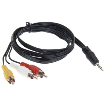 1.2M 3.5mm Jack to 3 RCA Adapter Cable .