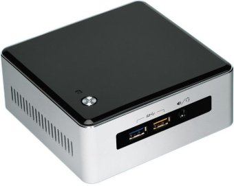 Intel NUC Mini PC - 4 GB - Core i5 Broadwell 5250U - NUC5I5RYH - Hitam  