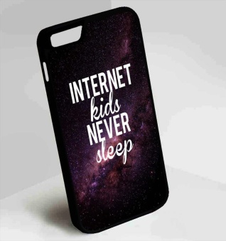 Gambar Internet Kids Never Sleep Protection Cell Phone Case Cover ForIphone 5 5s Se   intl