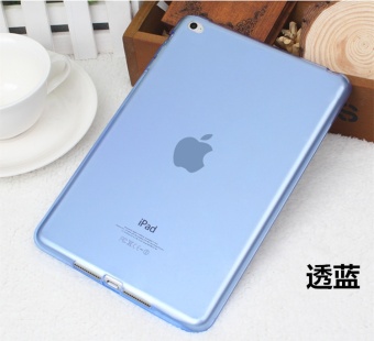 Gambar Ipad6 air2 mini2 ipd4 sederhana silikon ultra tipis mini transparan shell pelindung lengan