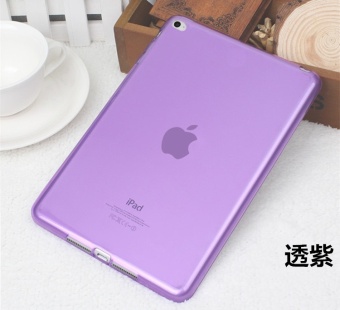 Gambar Ipad6 air2 mini2 ipd4 sederhana silikon ultra tipis mini transparan shell pelindung lengan