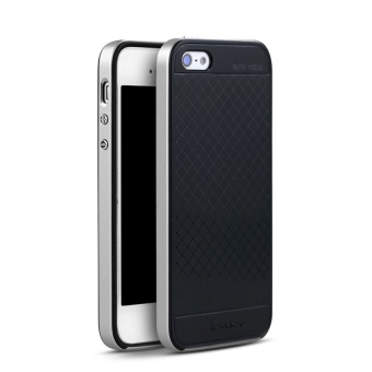 Gambar Ipaky Spigen Ultra Slim Neo Hybrid PC Case Cover Casing for Iphone5 5s SE (Silver)   intl