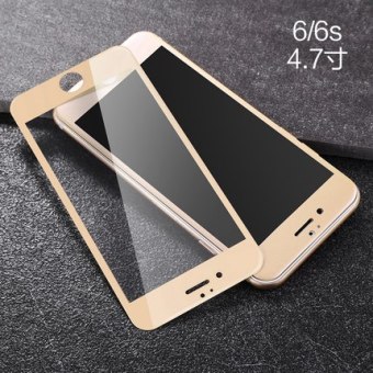 Gambar Iphone6 6 plus 3D Apple glass full screen full mobile phone film Film