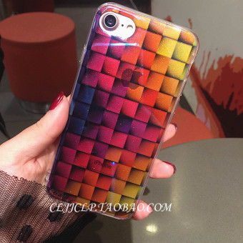 Gambar Iphone6s gemerlapnya seni warna kotak telepon shell