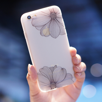 Gambar Iphone6s 6plus sederhana lega kelopak shell telepon