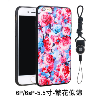 Gambar Iphone6s 6plus silikon lembut timbul apel shell telepon lengan pelindung