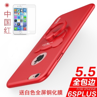 Gambar Iphone6splus merah all inclusive sisi braket telepon set shell telepon
