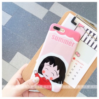 Gambar Iphone7 6plus lucu semua termasuk sisi porselen soft shell set ponsel