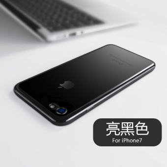Gambar Iphone7 7plus transparan ultra tipis merek populer semua termasuk soft shell shell telepon