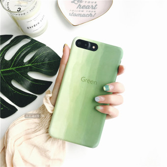 Gambar Iphone7plus musim panas matcha warna apel telepon shell