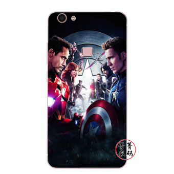 Gambar Iron Man vivox6 X6plus v3 v3max xplay6 x5max handphone shell soft cover