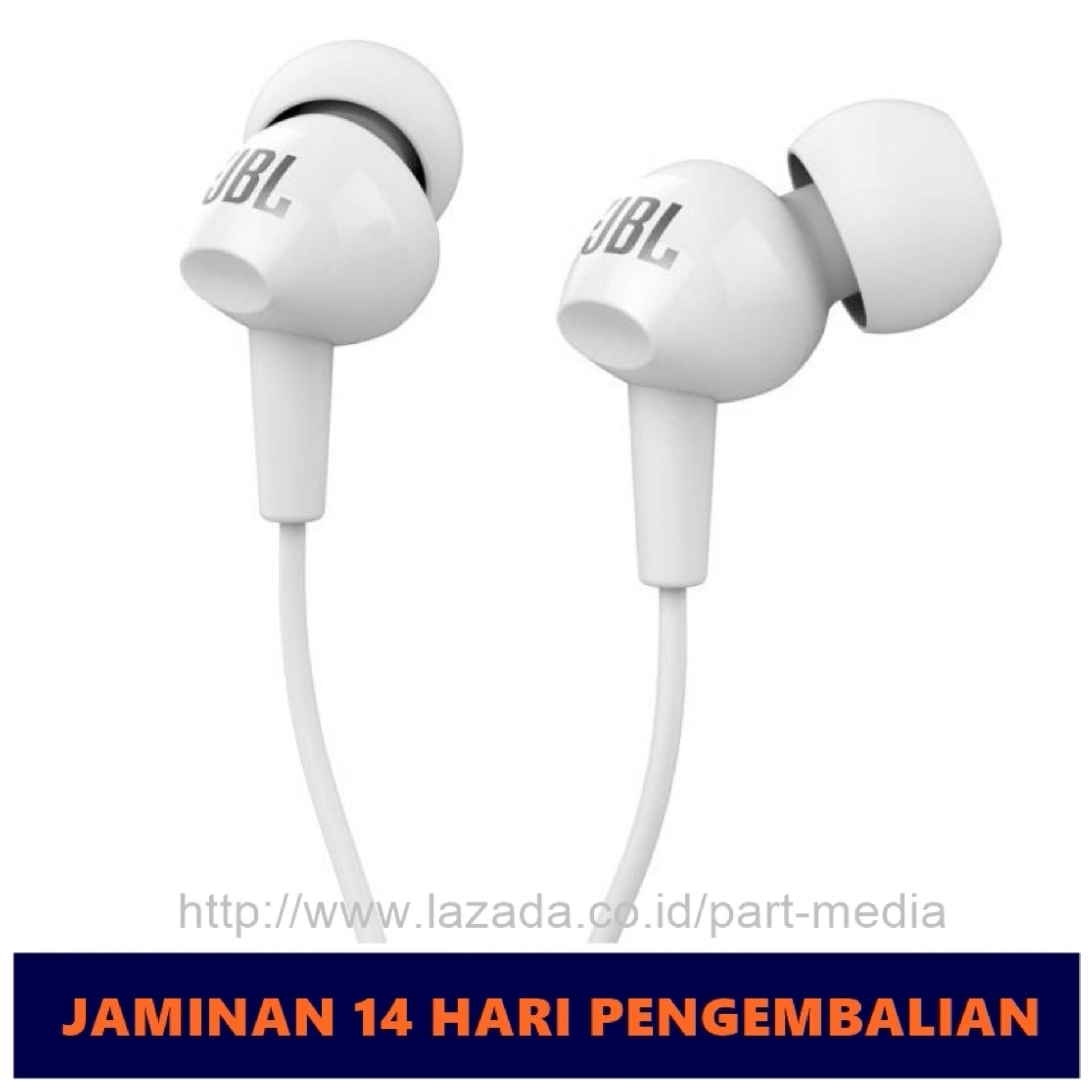 JBL C100SI In-Ear Headphones with Mic - Compatible with Android and iOS