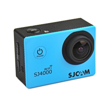 Jia Hua SJ4000 Outddor Sport Camera Water Proof Diving Ultra Wide Angle Lens Wifi (Blue) - intl  