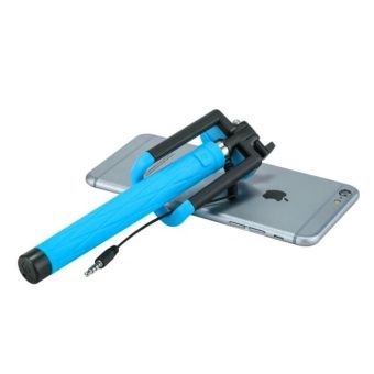 JOR Floding 2 in 1 Wired Mobile Phone Monopod for outerdoor Selfie Stick For Phone Camera - intl  