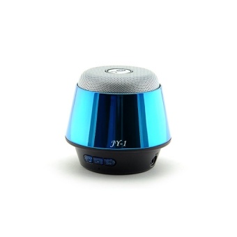 Gambar JY 1Wireless Bluetooth Speaker FM Radio. HD Sound.MoreBass.Hands free Portable Speakerphone with Built in MIC(Blue)  intl