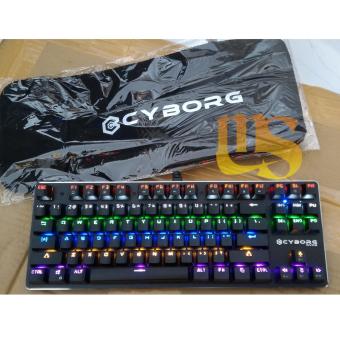 Gambar Keyboard Gaming CYBORG TKL MECHANICAL Ryos CKG 111