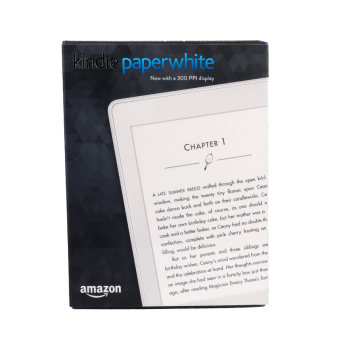 Kindle Paperwhite 4 GB 300 ppi Ebook Reader Amazon 2015 Non Ads + Accessories( White)  