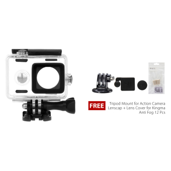 KingMa Original Waterproof Case For Xiaomi Yi Action Camera Bundle- Hitam + Gratis Paket Hadiah April 2018 - 5 KingMa Original Waterproof Case for Xiaomi Yi Action Camera Bundle- Hitam + Gratis Paket Hadiah - 5
