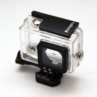 KingMa Original Waterproof Case For Xiaomi Yi Action Camera Bundle- Hitam + Gratis Paket Hadiah April 2018 - 2 KingMa Original Waterproof Case for Xiaomi Yi Action Camera Bundle- Hitam + Gratis Paket Hadiah - 2