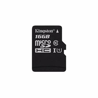 Gambar Kingston Micro SDHC 16GB Class 10 UHS I (Single Package) SDC10G2 16GBSP   Hitam