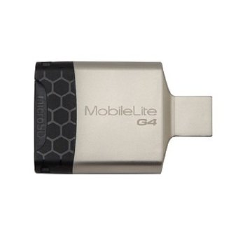 Gambar Kingston MobileLite G4 Card Reader USB 3.0   FCR MLG4   Silver
