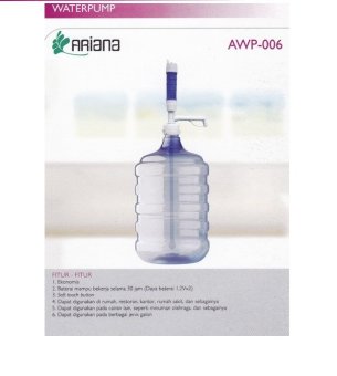 KIRIN ARIANA -Water Pump Battery - Pompa Galon Air Elektrik