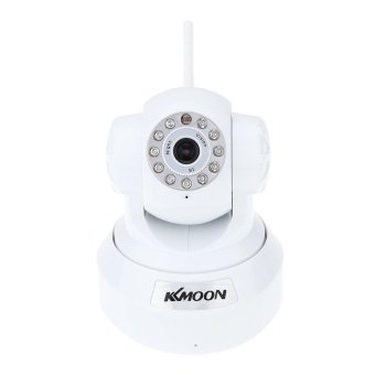 Gambar KKmoon? HD 720P Megapixels WiFi Pan Tilt Network IP Cloud Camera Baby Monitor support PTZ TF Card Record 2 way Talk P2P Android iOS APP IR CUT Filter Infrared Night View Motion Detection Email Alarm Browser View for CCTV Surveillance Security System