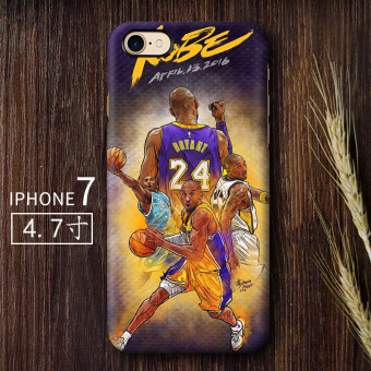 Gambar Kobe Bryant 7iphone7plus Apple lengan pelindung shell telepon