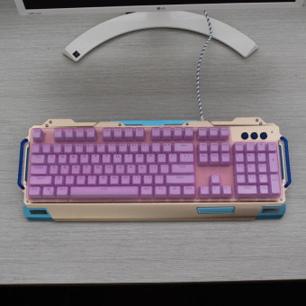 Gambar L mengirim keyboard mekanik keyboard film pelindung tahan air ular