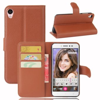 Gambar Leather Flip Cover Phone Case Wallet Card Holder For ASUS Zenfone 3Go ZB501KL   Zenfone Live ZB501KL (Brown)   intl