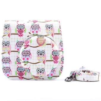 Gambar Leather Owl Camera Case Bag For FUJIFILM Instax Mini8 Mini8s   intl