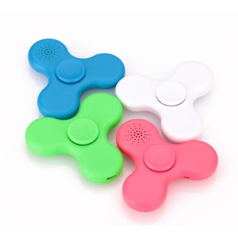 Gambar LED Flash Light Bluetooth Speaker Hand Spinner Tri Fidget EDC ADHDKids Adult   intl