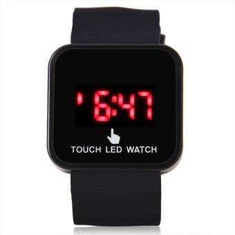 Gambar LED Touch Screen Wrist Watch Time For Men Women Unisex School KidsChildren   intl