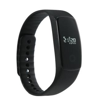 Gambar leegoal cerdas nirkabel Bluetooth gelang jam tangan sport tahan air dengan pusat pelacak alat pengukur langkah kontra pelacakan manajemen kesehatan tidur Monitor untuk Android IOS, hitam   International