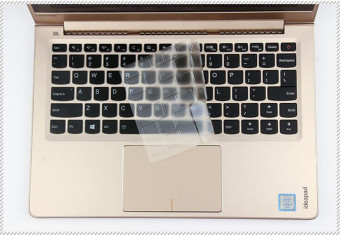 Gambar Lenovo 710s transparan laptop kunci film pelindung debu pad keyboard film layar film yang