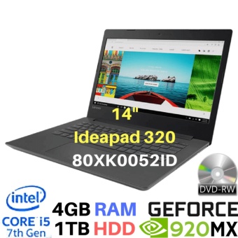 Lenovo Ideapad IP320 14IKBN - Intel Core i5 7200U - 4GB - 1TB - 14"- GeForce 920MX - DOS - Black  