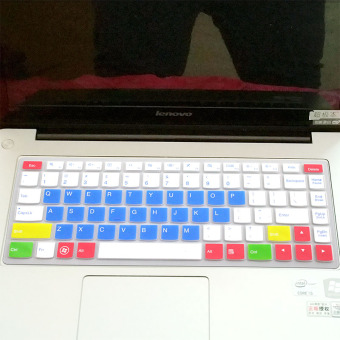Gambar Lenovo m40 35 s400 s405 80j9 stiker keyboard notebook film pelindung jaket debu