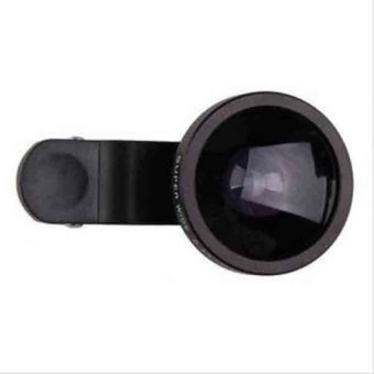 Gambar Lensa Lesung Universal Clamp Super Wide Angle Lens   LX C004  Hitam